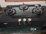 3 burner kitchen, hob