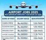 Airport Ground Staff,Passenger Services,Cargo Executive & Supervisor