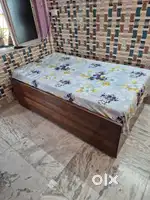 Proper Furnished Segun wood Bed