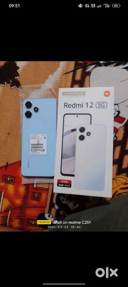 Redmi 12 5g 4+2 rom 128 gb ram