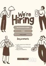 Looking for Cook and Tea Master
For a restaurant in Thrissur