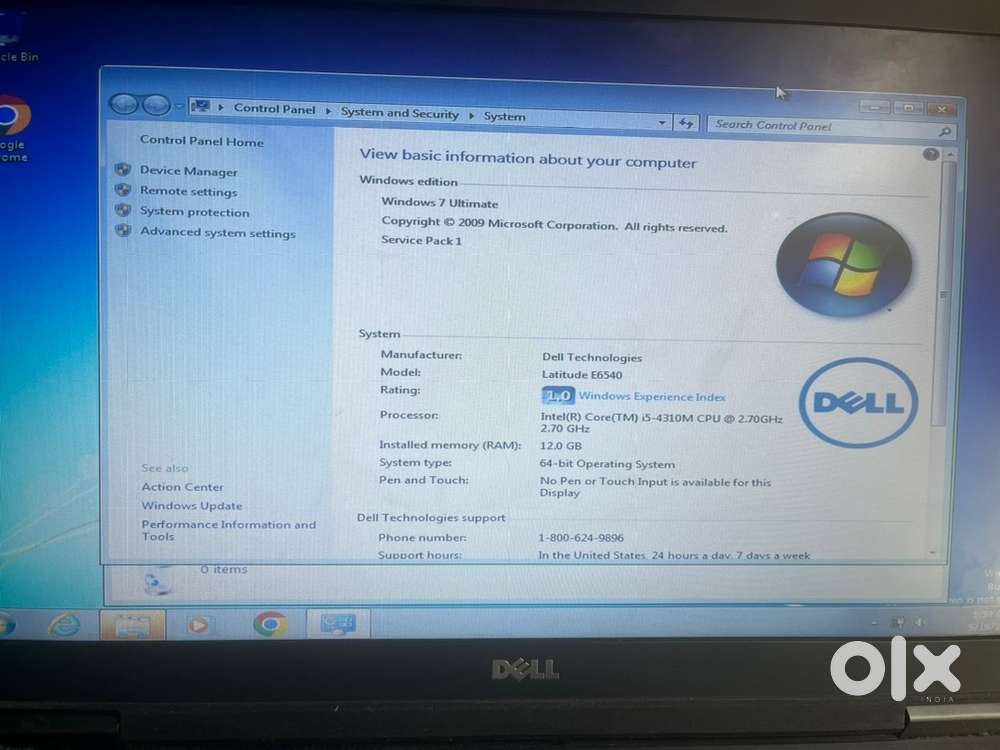 Dell latitude workstation model E6540