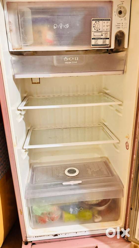 LG Fridge with good condition and accessories.
