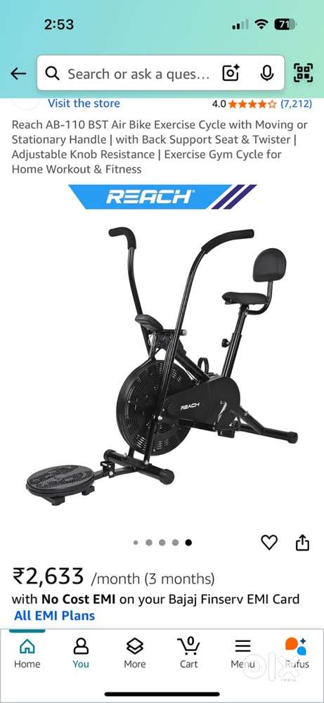 Gym cycle REACH brand