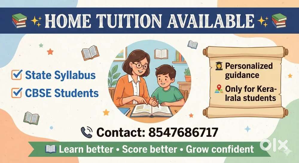 Home tuition available