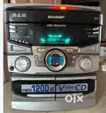 Sharp Hifi system SX-42V model 1200wtts good condition havey bass