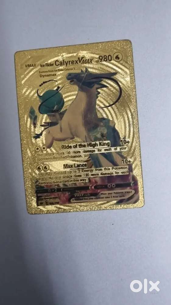 Gold Pokémon Card