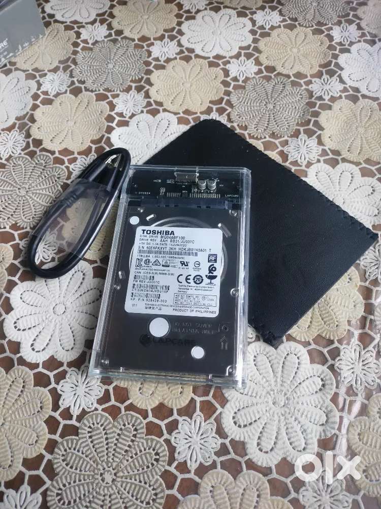 1tb external hdd with new lapcare case