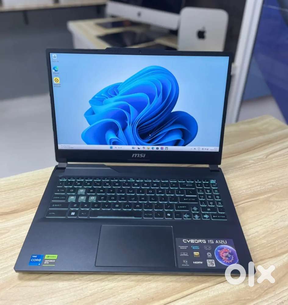 MacGallery MSI Cyborg i5 12th Gen 16/512gb RTX 3050 4gb dedicated.
