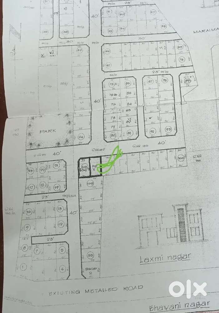 DTCP Land 2400sq/feetChattamangalam,Chandrasuryagarden /sqfeet ₹2,666