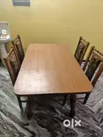 Wooden dining table