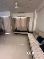3bhk fully furnished flat good location .