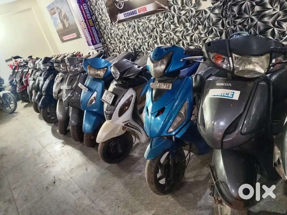 Honda, yamaha,tvs, all brands scooty available in zoombikes24