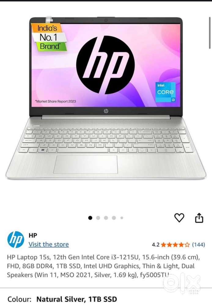 hp laptop 15s 12th gen i3