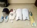 Leather Ball Kit with Bat