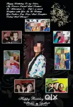 Customize Birthday Photo Frame Size 8X12