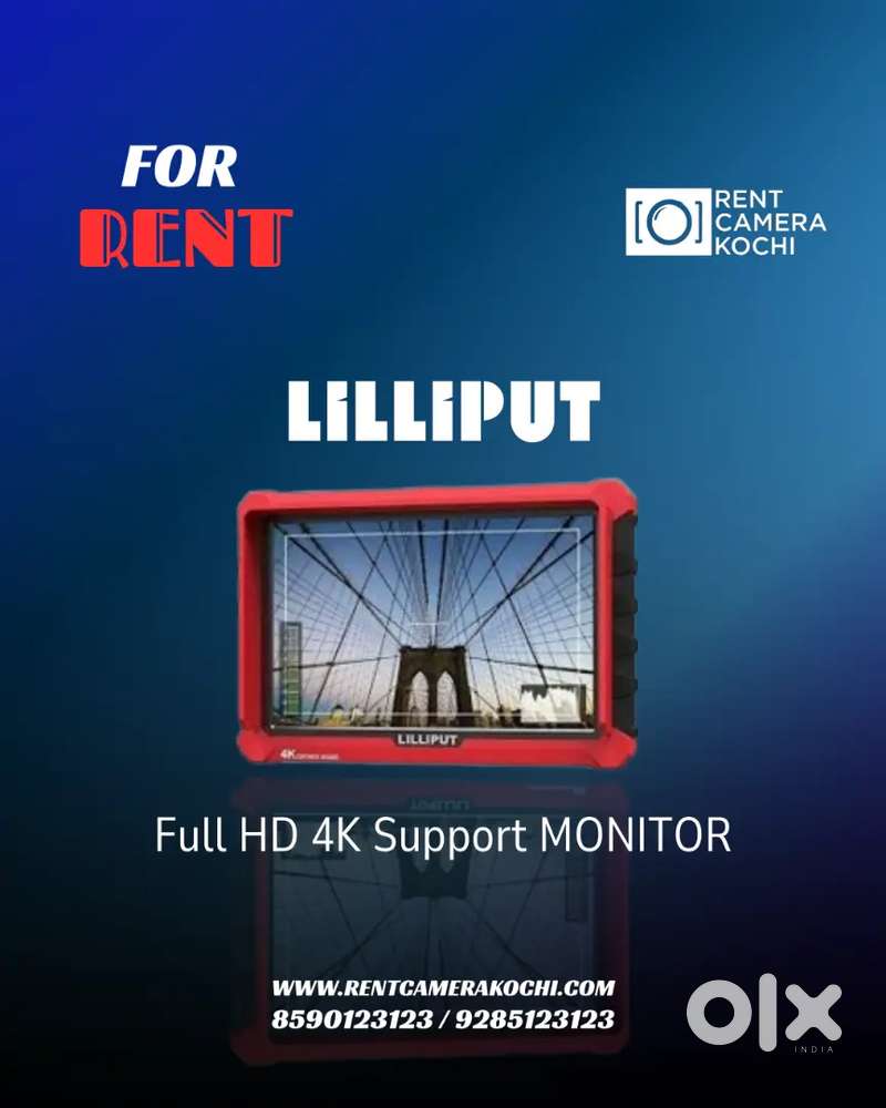 Lilliput Full HD Monitor with 4K Available for Rent. Camera Monitor