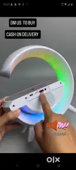 ALL INDIA DELIVERY3-in-1 G-Shaped LED Lamp with Bluetooth Speaker W.C