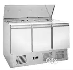 cellfrost S903 three door salad bar counter refrigerator saladette