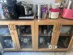Glass showcased wardrobe