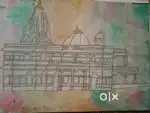 Prem mandir painting