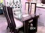 Wooden dining table