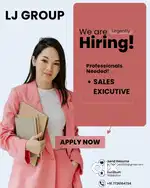 Sales Executive (Lady staff and Men staff)