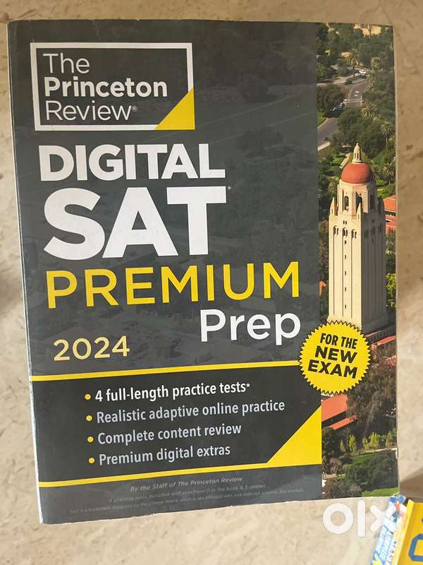SAT prep book set (princeton review)