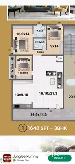 3 BHK Mangalam Road