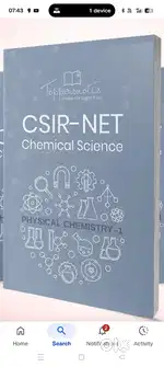Csir net chemical science