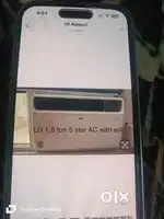 LG 5 star 1.5 ton smart AC with dual inverter