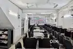 Library furniture setup