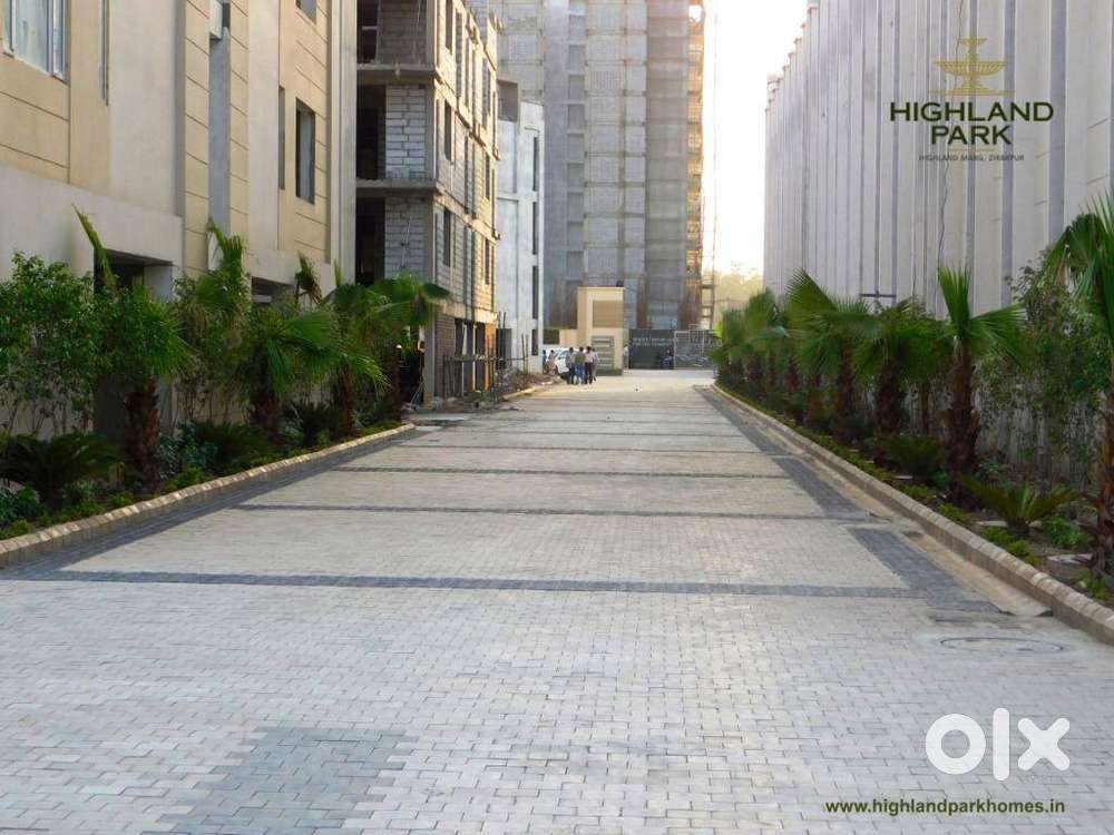 2 BHK 1st Floor 2-sides open Flat for Sale in Highland Park, Zirakpur
