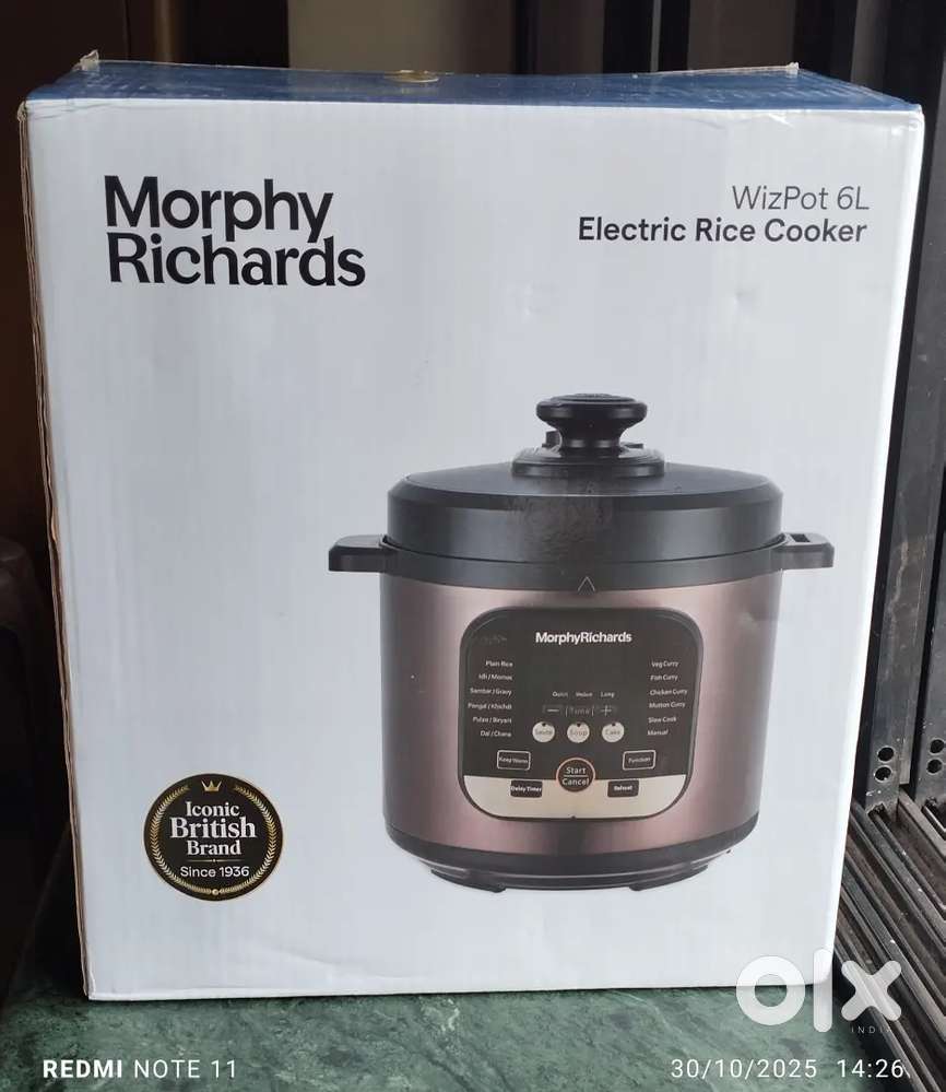 Morphy Richards Electric Rice Cooker and Philips Panini Maker for sale