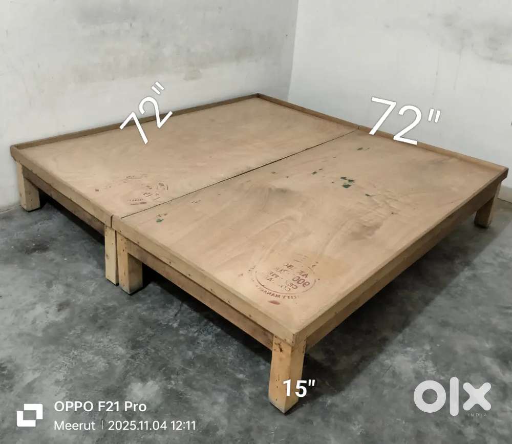 Double bed without box 72×72