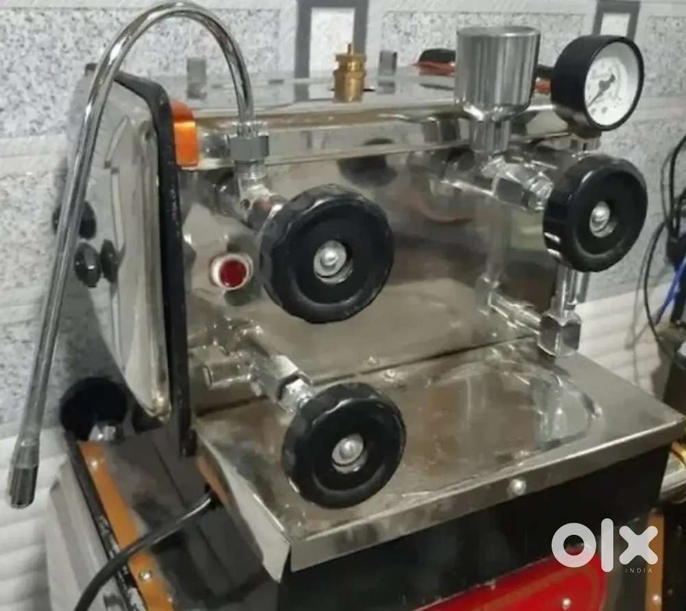 Coffee Machine Dual Mode Electric And Gas With Pure Copper Tank