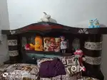 King Size double bed with storage and mattress als fully new condition