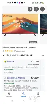 Smart tv mi