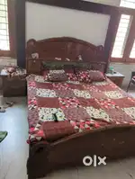 Double bed with mattress