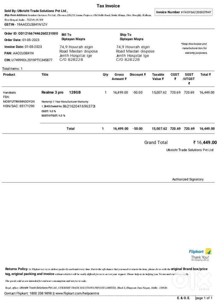 Realme 3pro 6/128