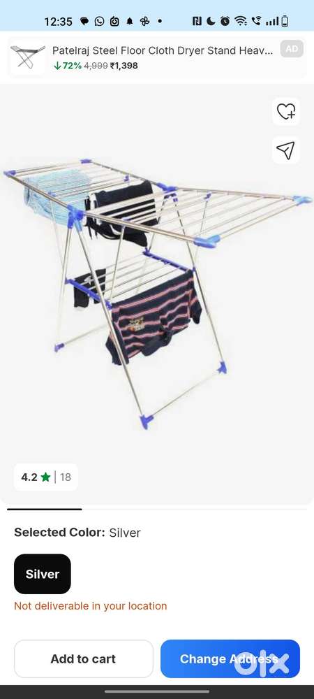 Cloth dryer stand