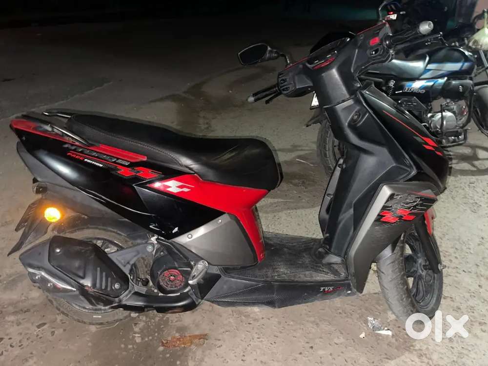 TVs ntorq 125 race edition red and black in good condition .