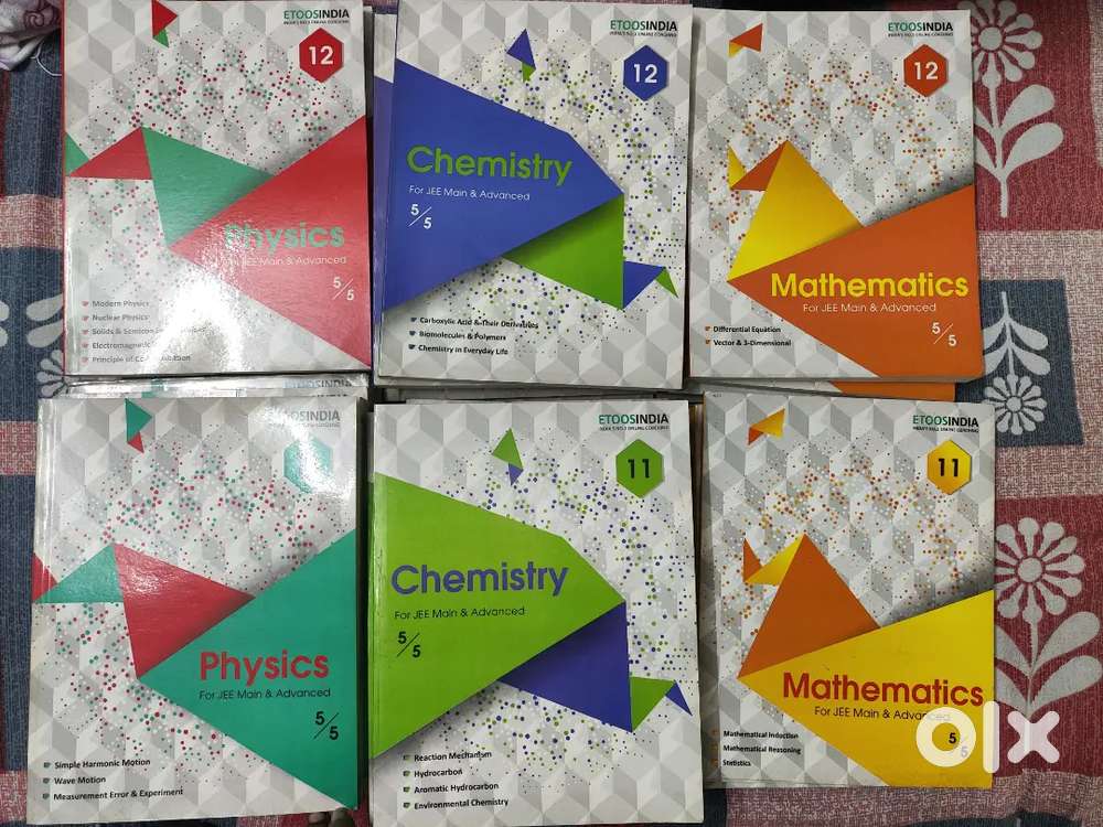 JEE BOOKS for 11th and 12th (30 books cheapest ever)