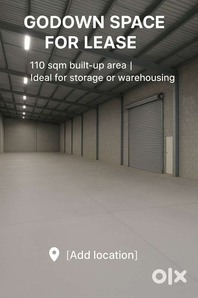 110 sqm Warehouse for lease @ Mapusa
