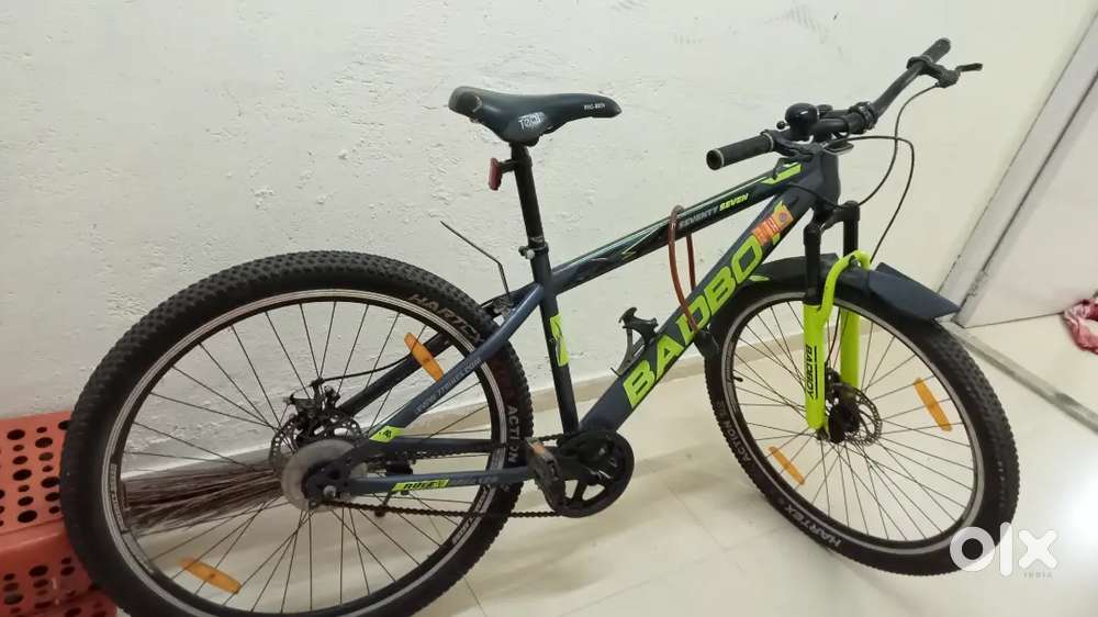 Brand : SEVENTY SEVEN BAD boy front suspension bike, bought a year ago
