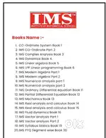 Upsc maths optional books of Ims coaching available