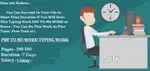 Hello Data Entry Operators !! Start Earning With Typing Work At Home