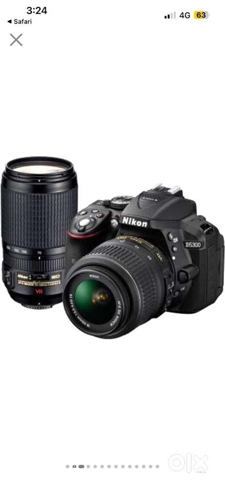 nikon d 5300 with dual lens