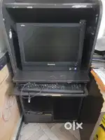 Computer table along with Lenovo all in one PC + keyboard +mouse