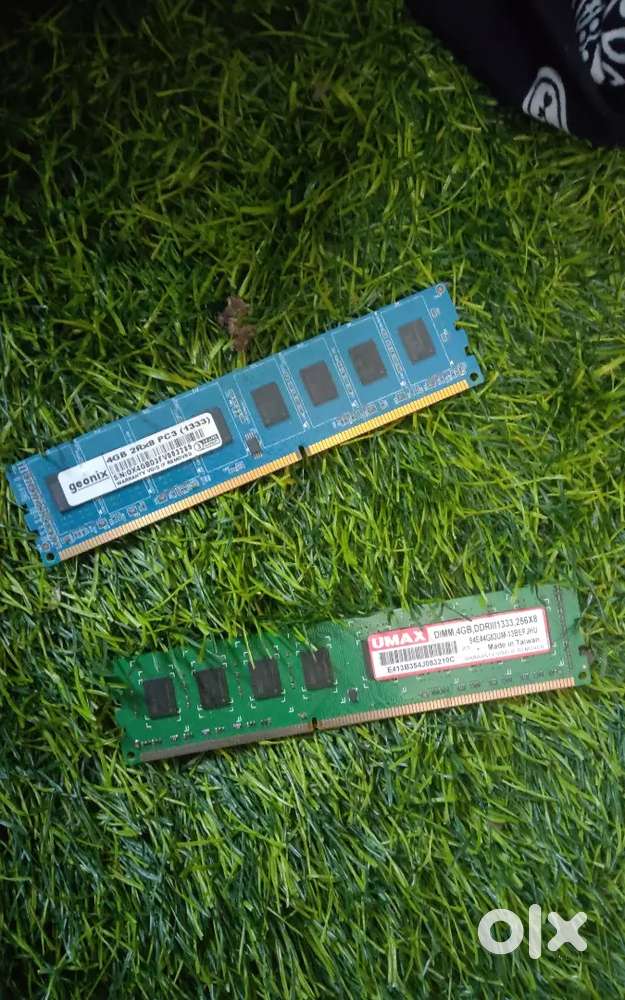 DDR 3 RAM single channel 4 gb 2 pieces